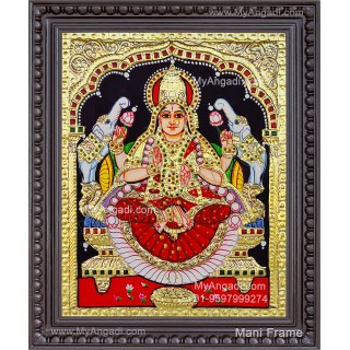 Gajalakshmi Tanjore Painting