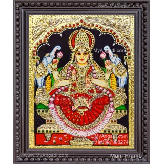Gajalakshmi Tanjore Painting