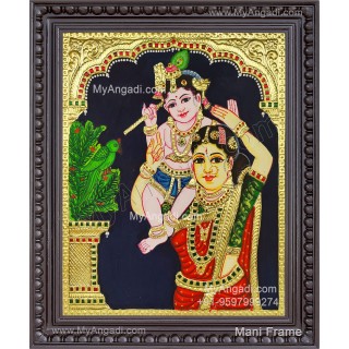 Yasoda Krishna Tanjore Painting