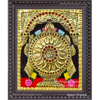 Small Chakra Tanjore Paintings