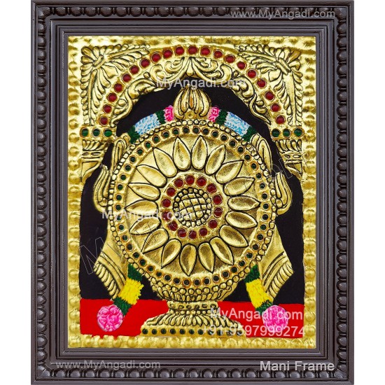 Small Chakra Tanjore Paintings Small Chakra Tanjore Paintings