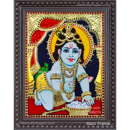 Krishna Tanjore Painting Krishna Tanjore Painting