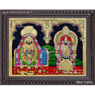 Annamalaiyaar & Unnamalaiyaar Tanjore Painting