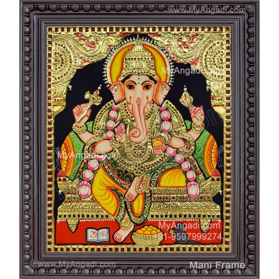 Lakshmi Small Tanjore Painting Lakshmi Small Tanjore Painting