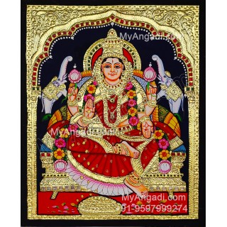 Gajalakshmi Tanjore Painting Gajalakshmi Tanjore Painting