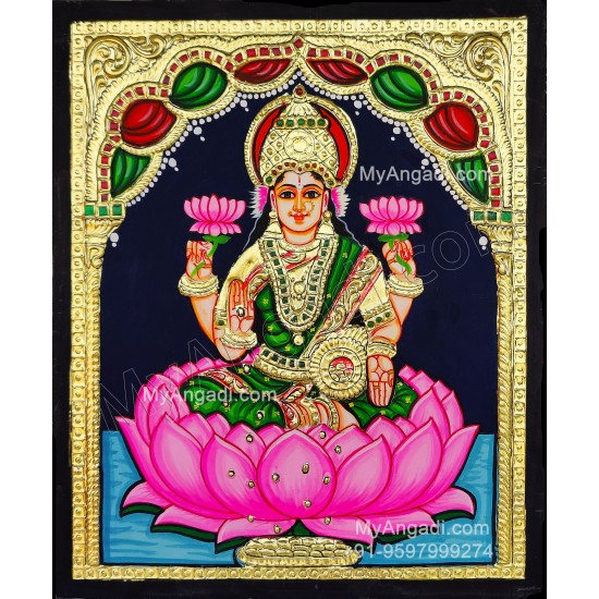 Lakshmi Tanjore Painting Lakshmi Tanjore Painting