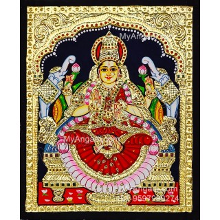 Gajalakshmi Tanjore Painting Gajalakshmi Tanjore Painting
