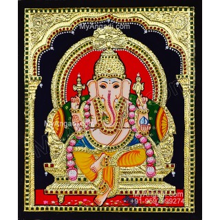 Ganesha Tanjore Painting Ganesha Tanjore Painting