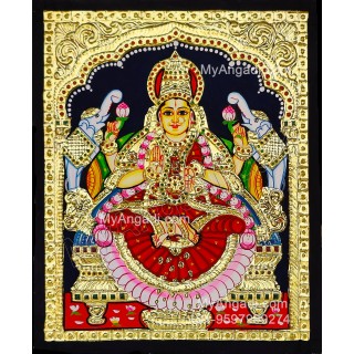 Gajalakshmi Tanjore Painting Gajalakshmi Tanjore Painting
