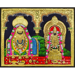 Annamalaiyaar & Unnamalaiyaar Tanjore Painting Annamalaiyaar & Unnamalaiyaar Tanjore Painting