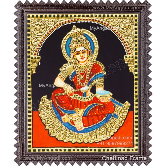Annapoorani Tanjore Painting Annapoorani Tanjore Painting