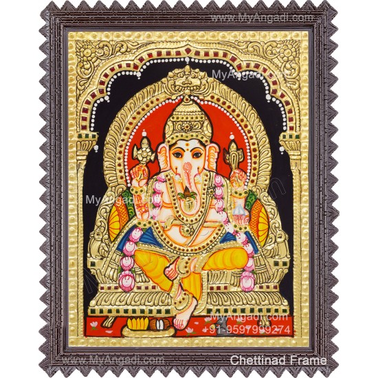 Ganesha Tanjore Painting Ganesha Tanjore Painting
