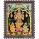 Vishnu With Hanuman and GarudanTanjore Painting
