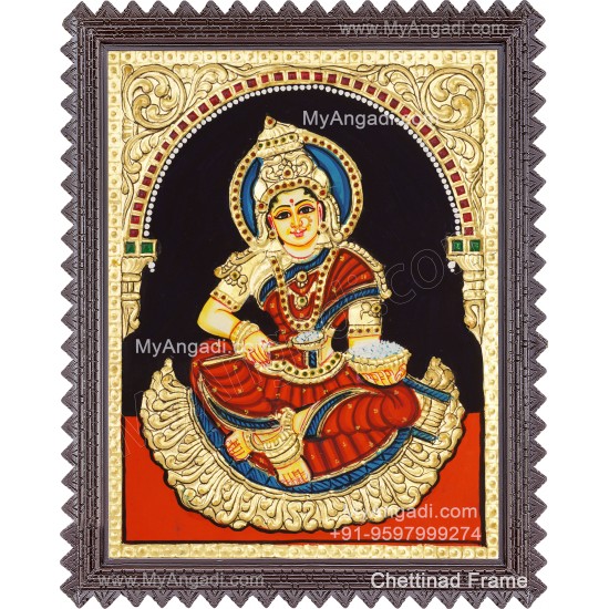 Annapoorani tanjore painting