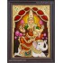 Gajalakshmi Tanjore Painting