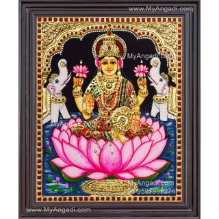 Gajalakshmi Tanjore Painting