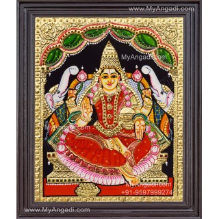 Gajalakshmi Tanjore Painting