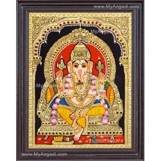 Ganesha Tanjore Painting
