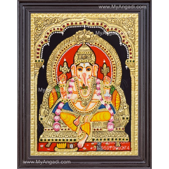 Ganesha Tanjore Painting Ganesha Tanjore Painting