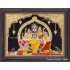 Shivan Family Tanjore Painting