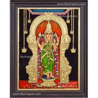 Meenakshi Amman Tanjore Painting