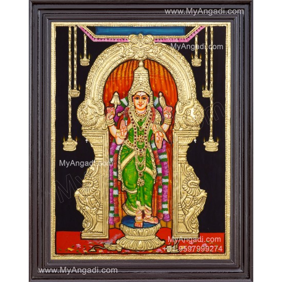 Meenakshi Amman Tanjore Painting Meenakshi Amman Tanjore Painting