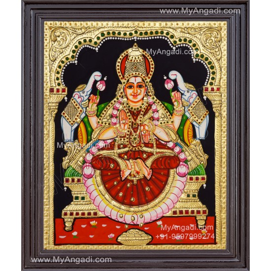 Gajalakshmi Tanjore Painting