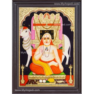 Ragavendra Tanjore Painting, Saint Tanjore Painting