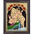 Parvathi Ganesha Murugan Tanjore Painting