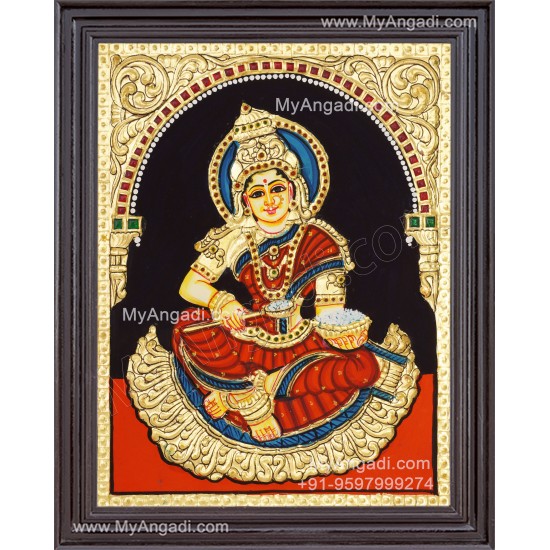 Annapoorani tanjore painting