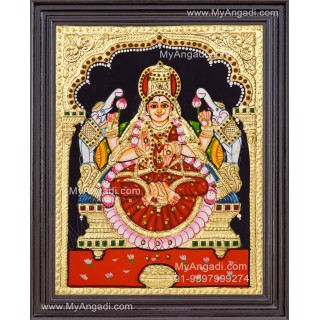 Gajalakshmi Tanjore Painting