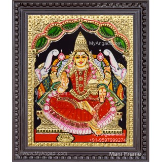 Gajalakshmi Tanjore Painting