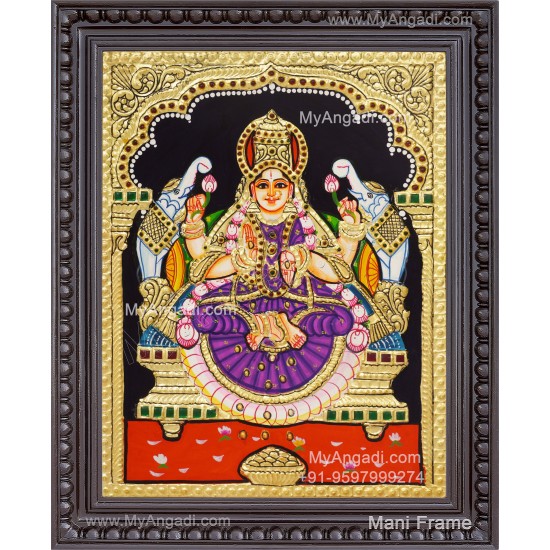 Gajalakshmi Tanjore Painting