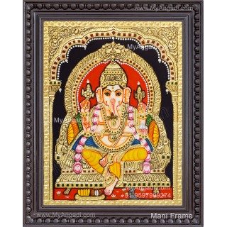 Ganesha Tanjore Painting