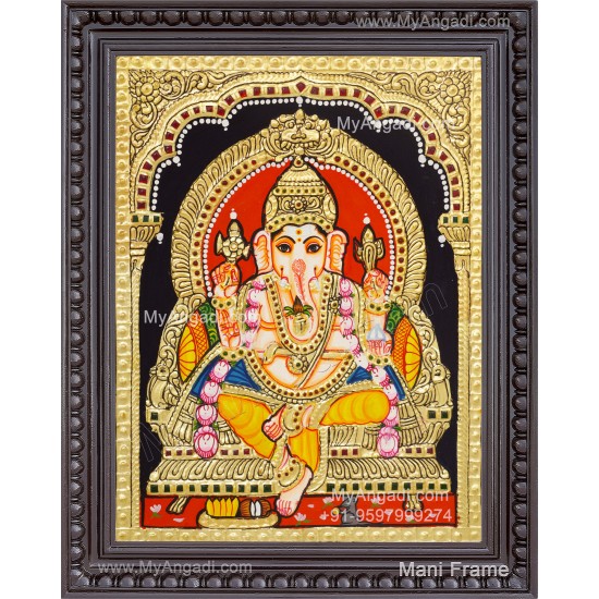 Ganesha Tanjore Painting Ganesha Tanjore Painting