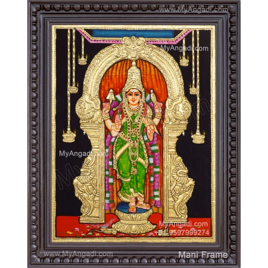 Meenakshi Amman Tanjore Painting Meenakshi Amman Tanjore Painting