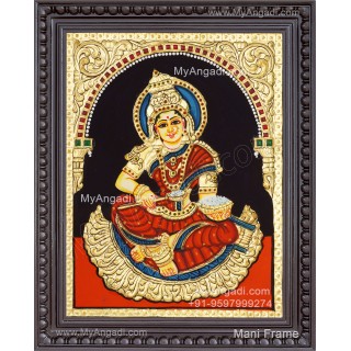 Annapoorani tanjore painting