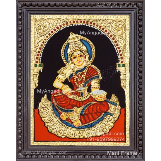 Annapoorani tanjore painting