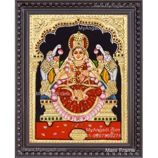 Gajalakshmi Tanjore Painting