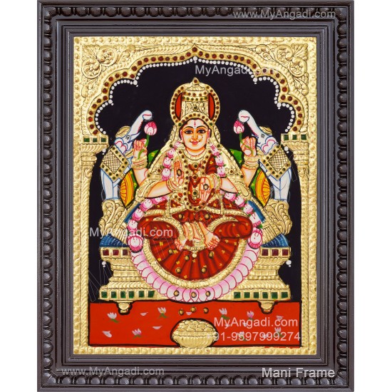 Gajalakshmi Tanjore Painting