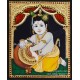 Butter Krishna Tanjore Painting Butter Krishna Tanjore Painting