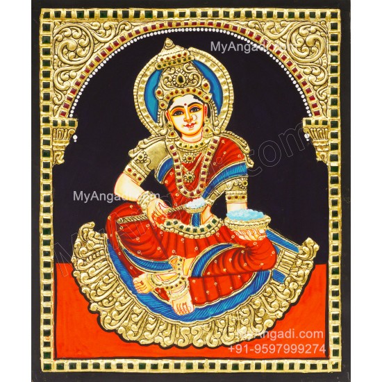 Annapoorani Tanjore Painting Annapoorani Tanjore Painting
