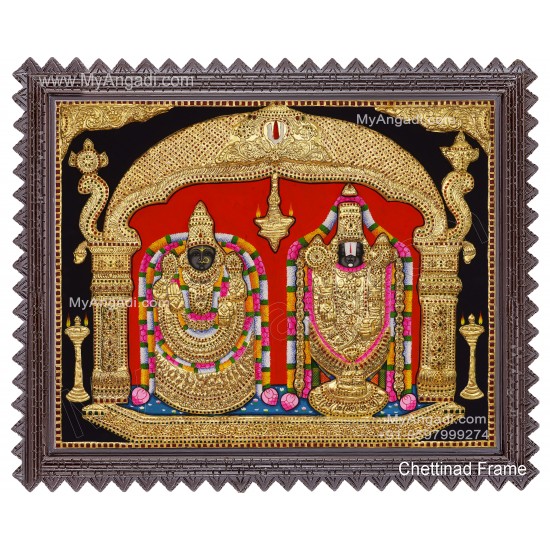 Balaji Padhmavathy Thayar 2d Tanjore Painting