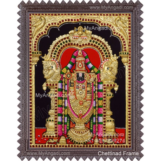 Balaji 3d Tanjore Painting