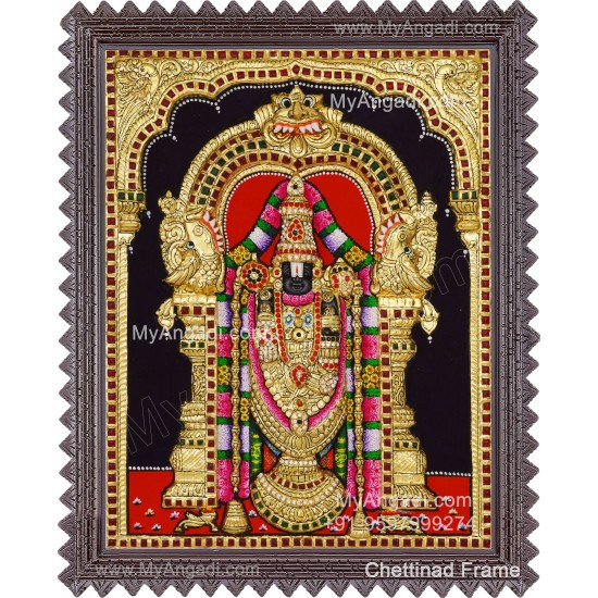 Balaji 3d Tanjore Painting