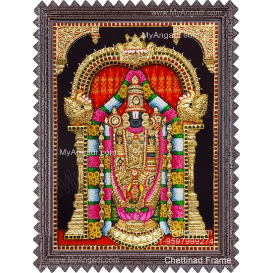 Balaji Lakshmi 3D Tanjore Painting