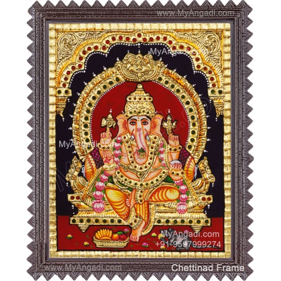 Ganesha Tanjore Painting