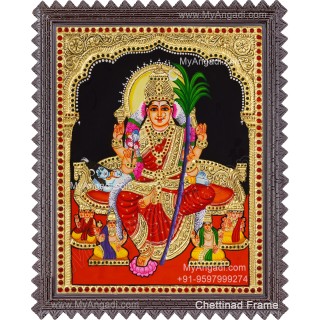 Raja Rajeswari Tanjore Painting, Amman Tanjore Painting