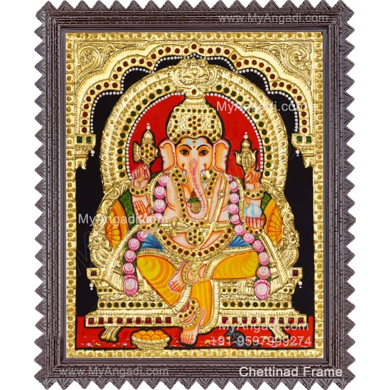 Ganesha Tanjore Painting