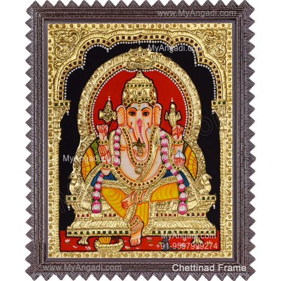Ganesha Tanjore Painting